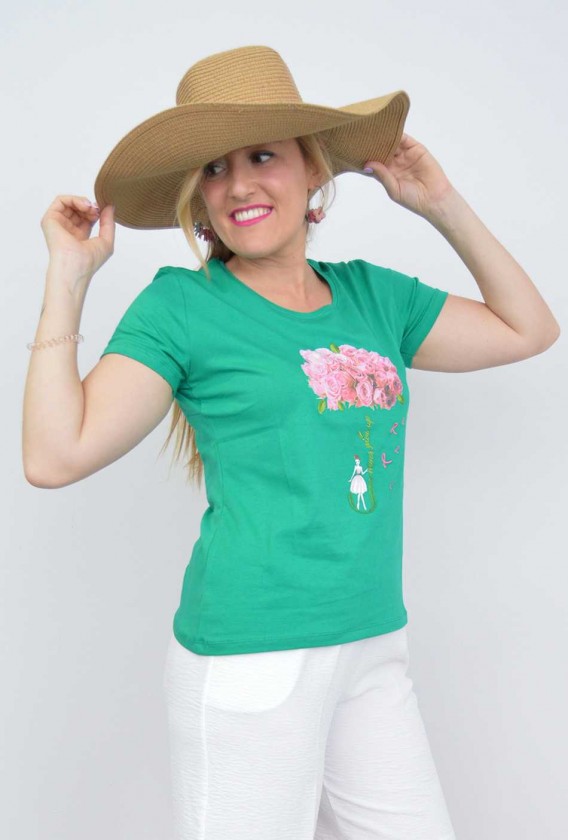 Camiseta Algodón Ramo-Paraguas