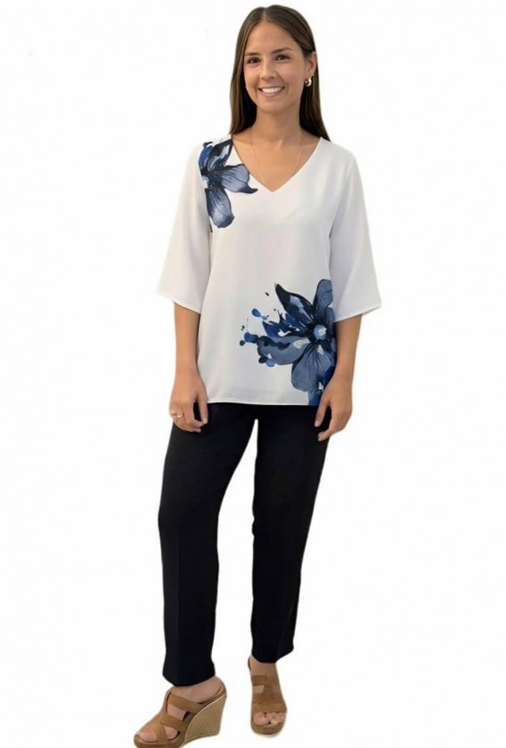 Blusa Lisa flor